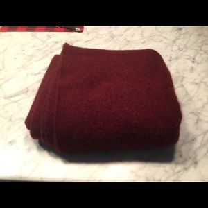Cashmere scarf burgundy big scarf